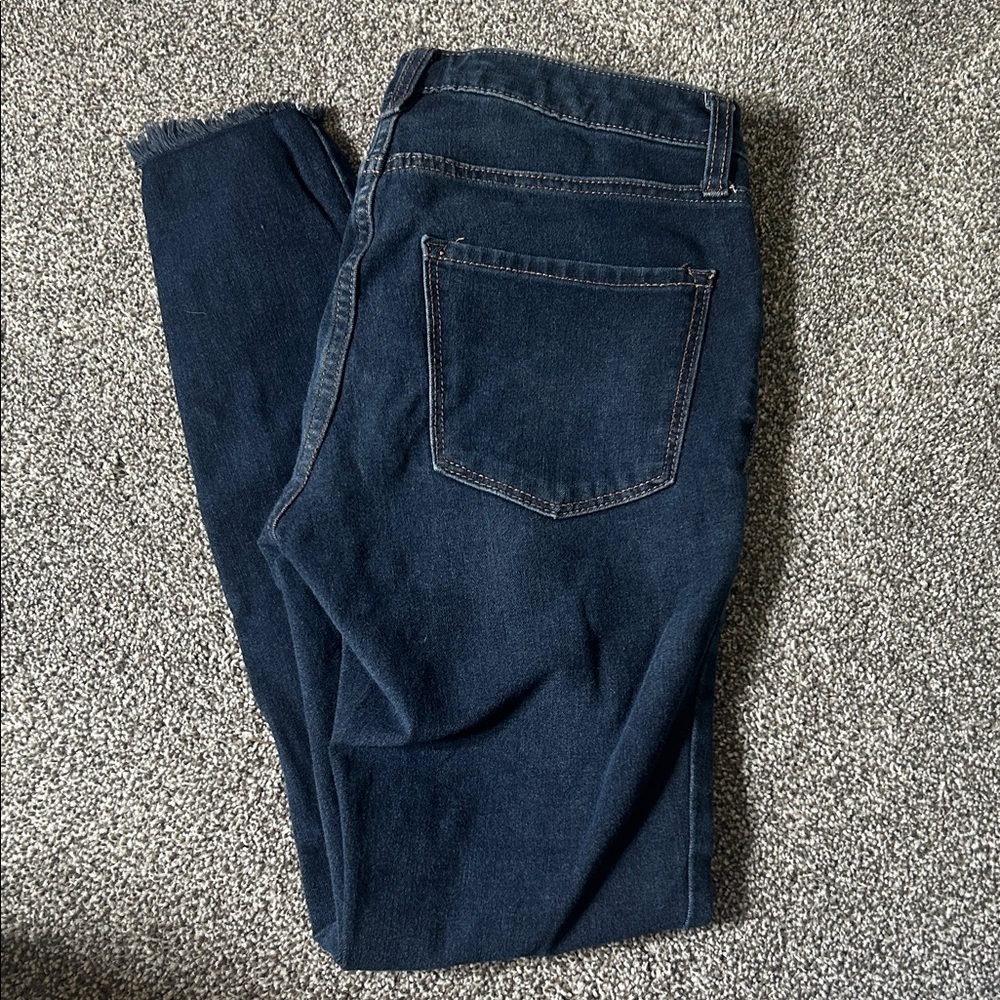 LC Lauren Conrad Dark Blue Skinny Jeans